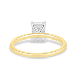 1.86 CT Emerald Hidden Halo CVD E/VS2 Diamond Engagement Ring 9