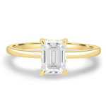 1.86 CT Emerald Hidden Halo CVD E/VS2 Diamond Engagement Ring 6