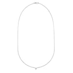 0.7 CT Heart Solitaire CVD F/VS Diamond Necklace 3