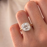 Zendaya – Inspired 5.02 Carat East-West Cushion Cut Solitaire Lab Grown Diamond Engagement Ring