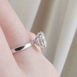 Oval Hidden Halo Lab Grown Diamond Engagement Ring