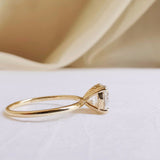 Cushion Solitaire Lab Grown Diamond Engagement Ring