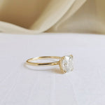 Cushion Solitaire Lab Grown Diamond Engagement Ring
