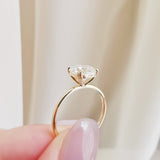 Cushion Solitaire Lab Grown Diamond Engagement Ring