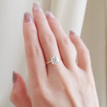 Cushion Solitaire Lab Grown Diamond Engagement Ring