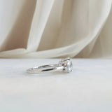 Oval Three Stone Lab Grown Diamond Engagement Ring