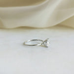 Cushion Solitaire Lab Grown Diamond Engagement Ring