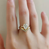 Pear Solitaire Lab Grown Diamond Engagement Ring