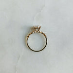 Round Pave Lab Grown Diamond Engagement Ring