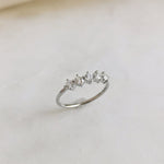 0.50 CT Round 5 Stones CVD EF/VS Diamond Wedding Band 7