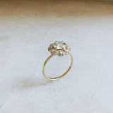 Round Halo Lab Grown Diamond Engagement Ring