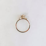 Round Three Stone Lab Grown Diamond Engagement Ring