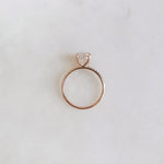 Oval Pave Lab Grown Diamond Engagement Ring