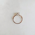 Oval Pave Lab Grown Diamond Engagement Ring