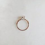 Oval Pave Lab Grown Diamond Engagement Ring