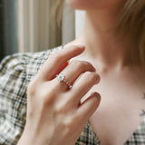 Oval Pave Lab Grown Diamond Engagement Ring