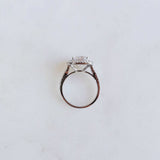 Cushion Double Halo & Pave Split Shank Lab Grown Diamond Engagement Ring