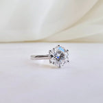 Round Solitaire Lab Grown Diamond Engagement Ring
