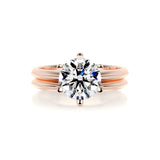 1.0 CT Round Solitaire CVD F/VS Diamond Bridal Ring Set 11