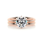 1.50 CT Round Solitaire CVD F/VS Diamond Bridal Ring Set 13