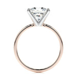 3.0 CT Princess Solitaire CVD F/VS2 Diamond Engagement Ring 21