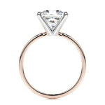 3.0 CT Princess Solitaire CVD F/VS2 Diamond Engagement Ring 32