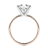 3.0 CT Princess Solitaire CVD F/VS2 Diamond Engagement Ring 32