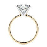 3.0 CT Princess Solitaire CVD F/VS2 Diamond Engagement Ring 8