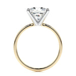 3.0 CT Princess Solitaire CVD F/VS2 Diamond Engagement Ring 8