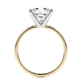3.0 CT Princess Solitaire CVD F/VS2 Diamond Engagement Ring 8