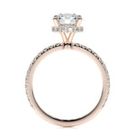 1.50 CT Round Hidden Halo CVD E/VS2 Diamond Engagement Ring 16