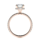 1.50 CT Round Hidden Halo CVD E/VS2 Diamond Engagement Ring 16