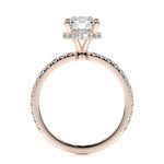 1.50 CT Round Hidden Halo CVD E/VS2 Diamond Engagement Ring 16