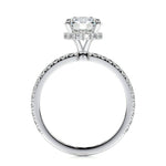 1.50 CT Round Hidden Halo CVD E/VS2 Diamond Engagement Ring 10