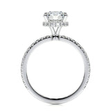 1.50 CT Round Hidden Halo CVD E/VS2 Diamond Engagement Ring 10
