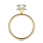 1.50 CT Round Hidden Halo CVD E/VS2 Diamond Engagement Ring 9