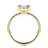 5.0 CT Pear Solitaire CVD F/VS2 Diamond Engagement Ring 12