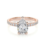 1.50 CT Pear Solitaire CVD G/VS2 Diamond Engagement Ring 31