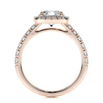 1.50 CT Round Halo CVD D/VS1 Diamond Engagement Ring 17