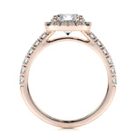 1.50 CT Round Halo CVD D/VS1 Diamond Engagement Ring 17