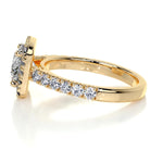 1.50 CT Round Halo CVD D/VS1 Diamond Engagement Ring 11