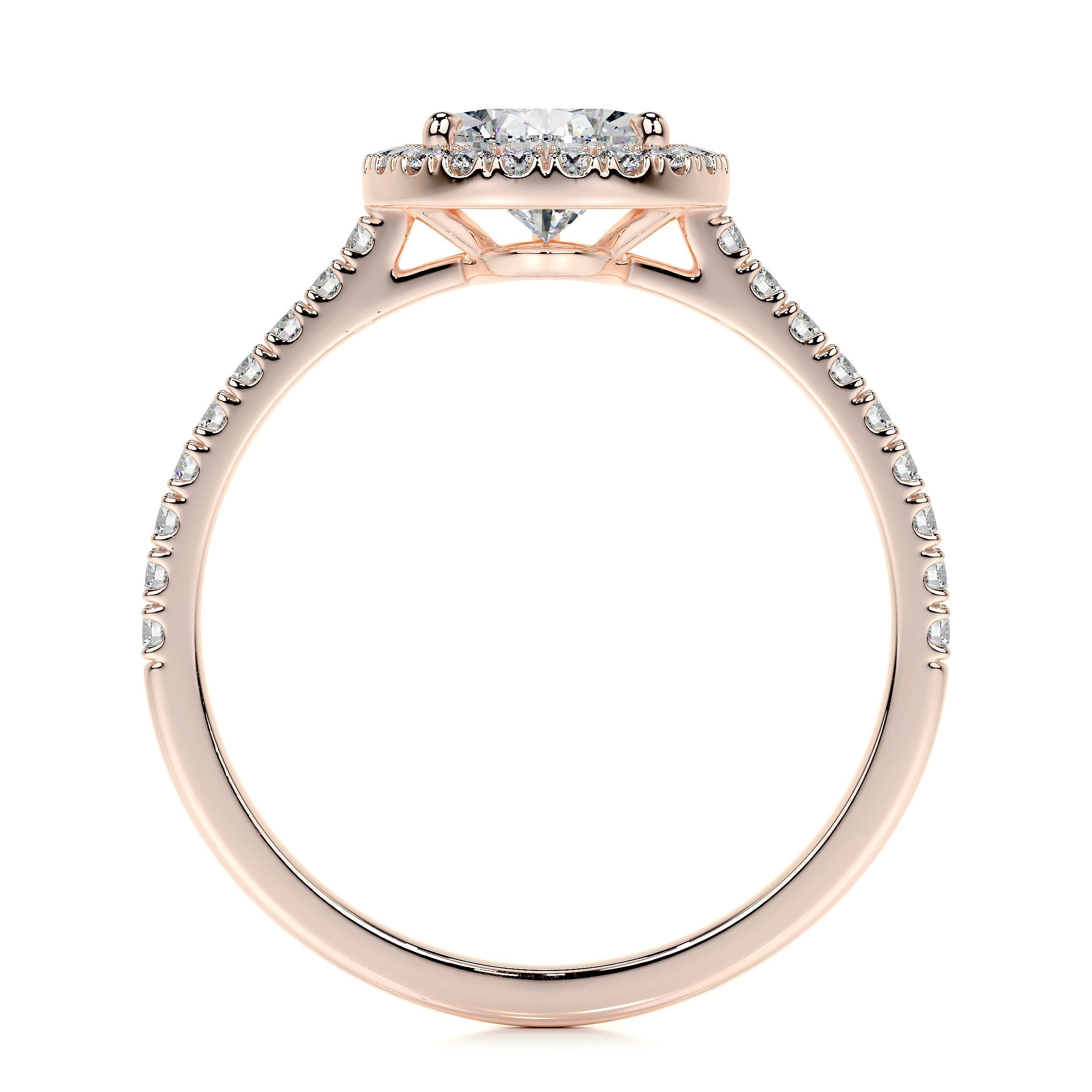 1.50 CT Pear Halo CVD F/VS2 Diamond Engagement Ring 17