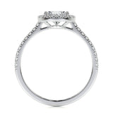 1.50 CT Pear Halo CVD F/VS2 Diamond Engagement Ring 7