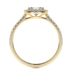 1.50 CT Pear Halo CVD F/VS2 Diamond Engagement Ring 12