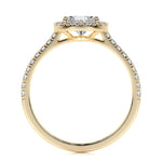 1.50 CT Pear Halo CVD F/VS2 Diamond Engagement Ring 12