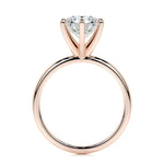 2.0 CT Round Solitaire CVD E/VS2 Diamond Engagement Ring 55