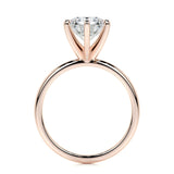 2.0 CT Round Solitaire CVD E/VS2 Diamond Engagement Ring 55