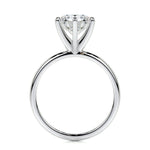 2.0 CT Round Solitaire CVD E/VS2 Diamond Engagement Ring 41