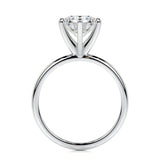 2.0 CT Round Solitaire CVD E/VS2 Diamond Engagement Ring 49
