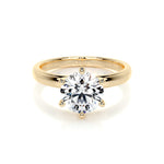 2.0 CT Round Solitaire CVD E/VS2 Diamond Engagement Ring 7